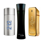 Special Offer 3 Perfumes - 212 Men NYC, Paco Rabanne One Milion and Armani Code Homme 100ml