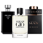 Special Offer 3 Perfumes - Bvlgari In Black, Giorgio Armani Acqua Di Gio, and L'Homme Prada Intense 100ml